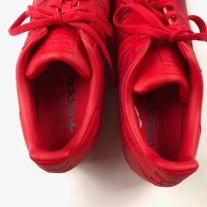 Adidas Red Superstar Glossy Toe Sneaker Size 9.5 NWT Adidas Red Superstar Glossy Toe Sneaker Size 9.5 NWT